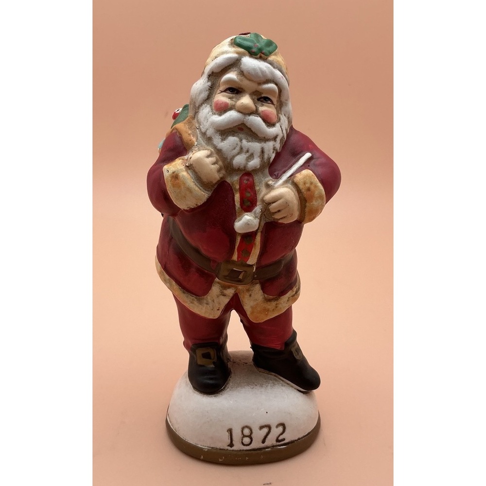 Vintage 1984‎ Christmas Reproductions Memories of Santa-1872 Ornament